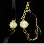 Tudor Royal 9ct gold ladies manual wristwatch