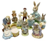 Six Beswick Beatrix Potter figures