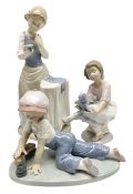 Three Lladro figures