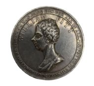 19th century silver medallion