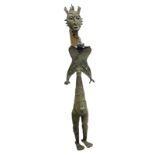 Benin bronze figure