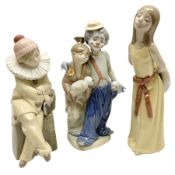 Three Lladro figures