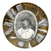 Fornasetti Grandi Maestri plate