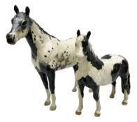 Two Beswick figures of horses