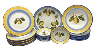 Villeroy & Boch Amarillo pattern dinner wares