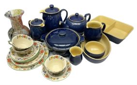 Denby blue tea wares