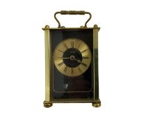 20th century Estyma quartz carriage clock