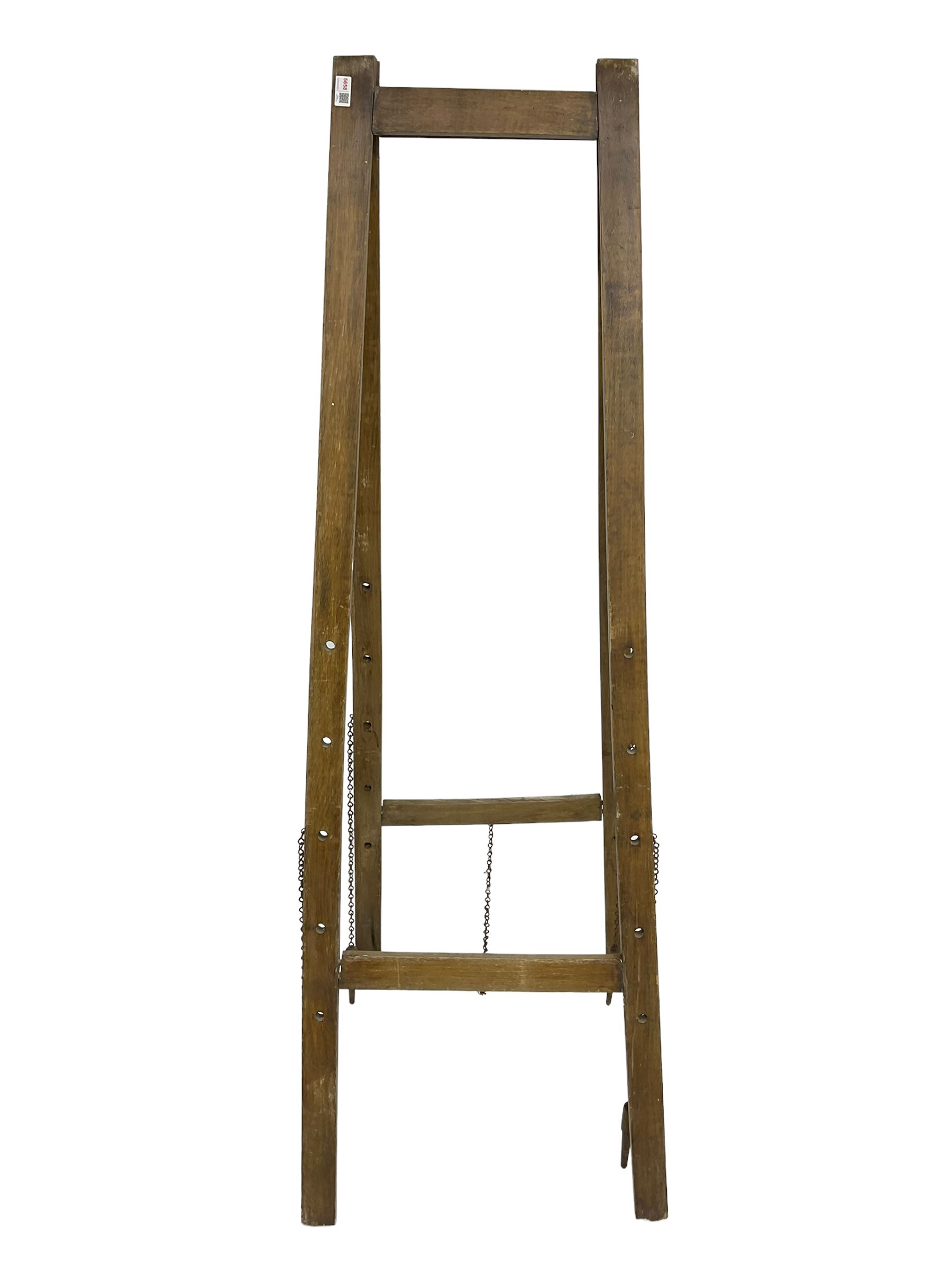 Beech folding easel