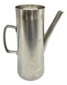 Robert Welch for Old Hall - A 1970s large stainless steel 'Avon' pattern coffee pot