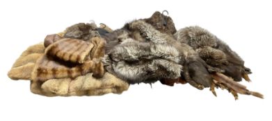 Three ladies fur coats