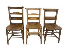 Thee elm and beech chapel chairs