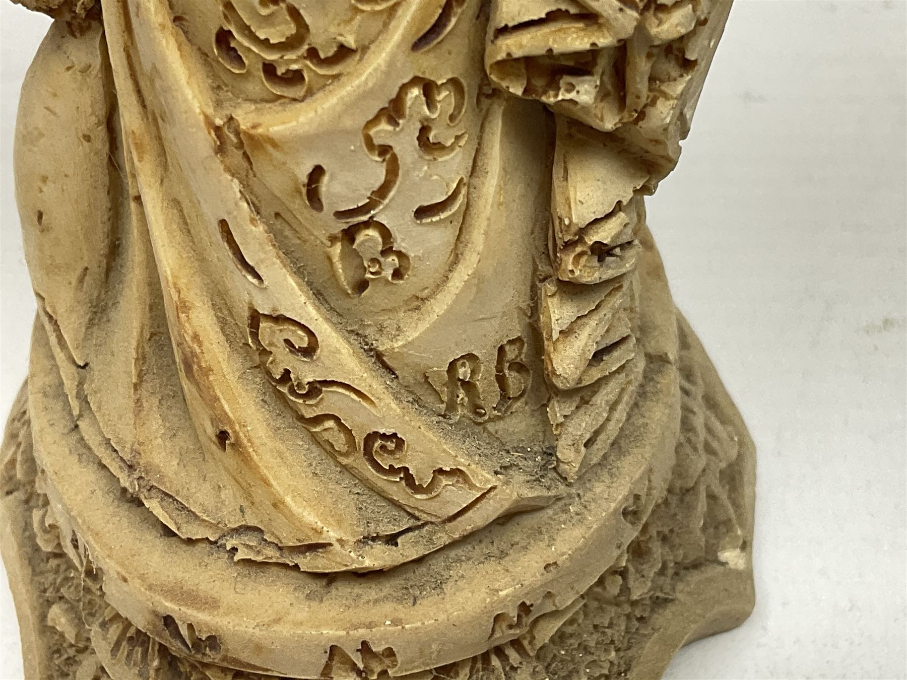 Five Chinese simulated ivory figures - Image 7 of 9