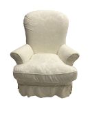 Spoon back tub chair