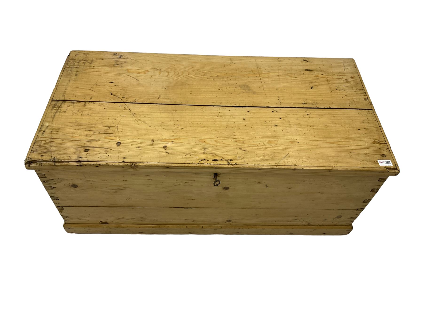 Victorian pine blanket box - Image 2 of 7