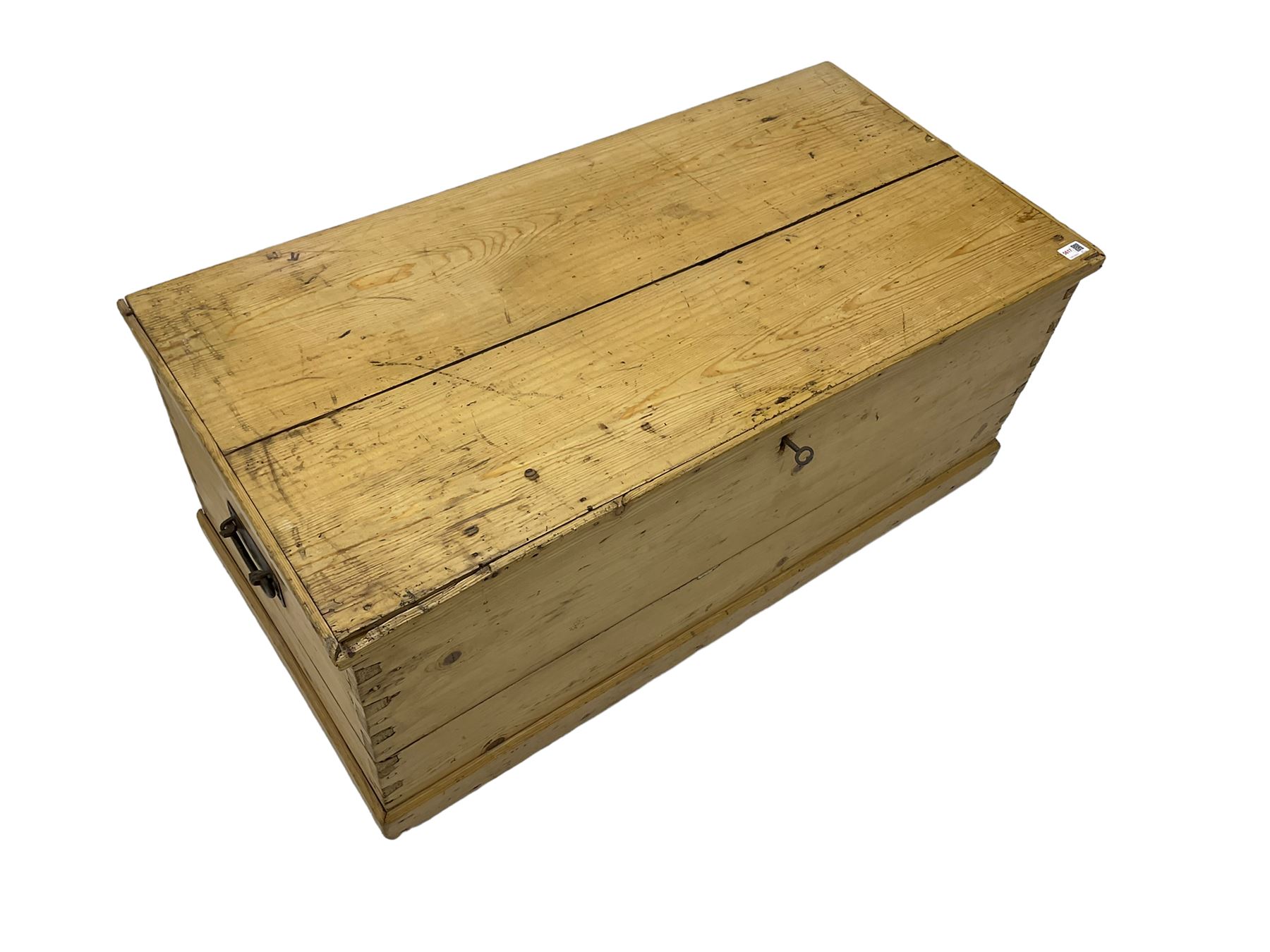 Victorian pine blanket box - Image 5 of 7