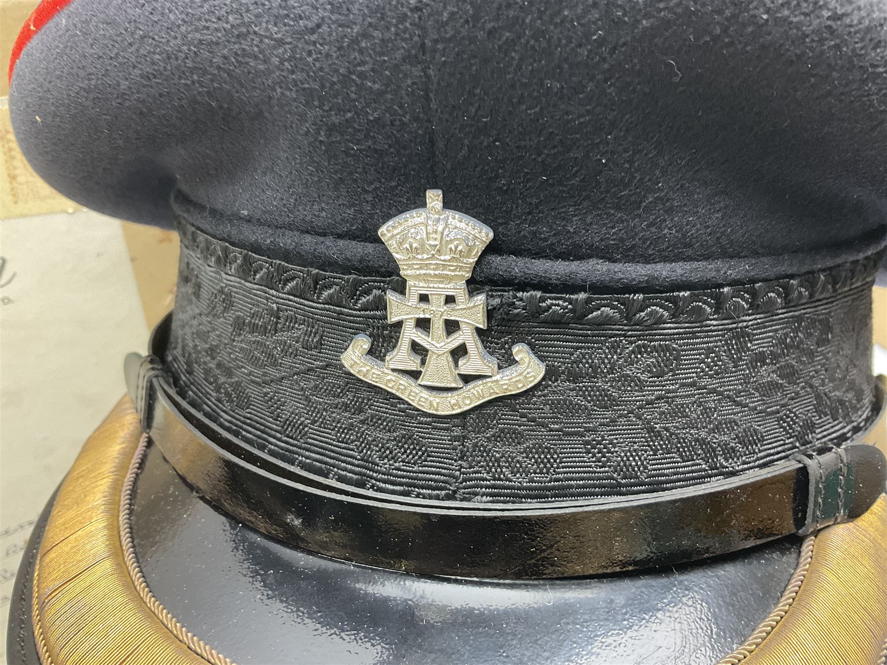 Officer's pattern peaked cap of the Green Howards - Image 2 of 7