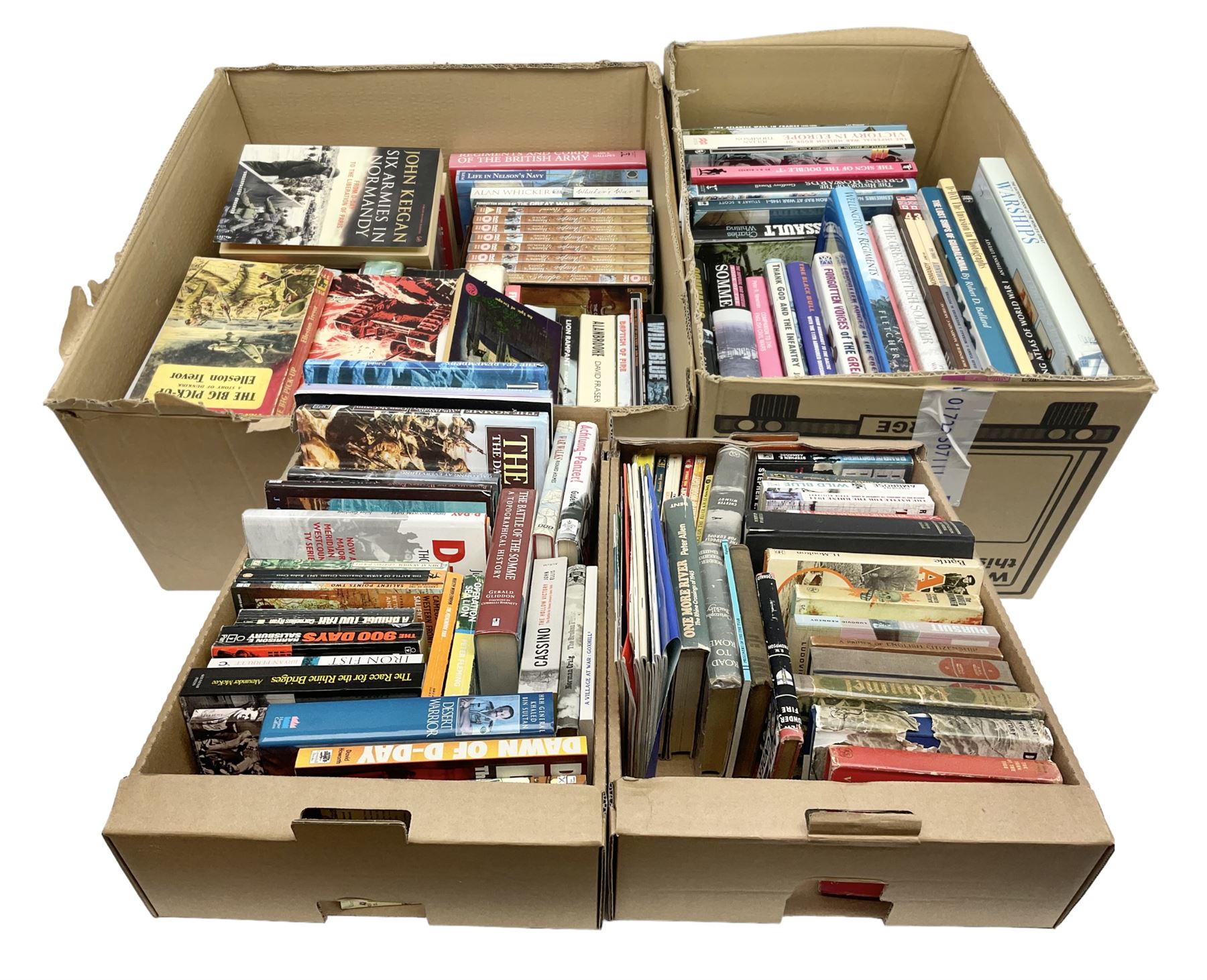 Large collection of hardback and paperback books