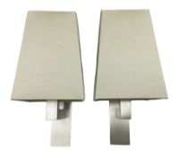 Pair of contemporary wall lights