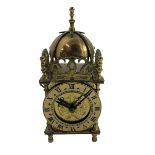 Mains operated replica lantern clock