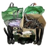 Quantity of horse tack and equipment to include Hauptner electric horse clippers