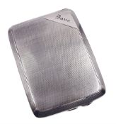 1920's silver cigarette case