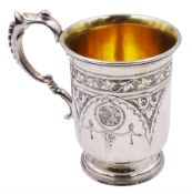 Victorian silver mug