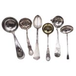 Group of silver flatware