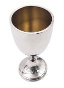 1930's silver goblet