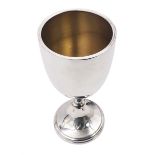 1930's silver goblet