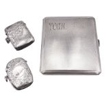 Mid 20th century silver cigarette case