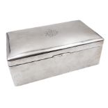 Early/mid 20th century Chinese silver mounted cigar box