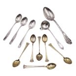 Collection of Scandinavian silver spoons