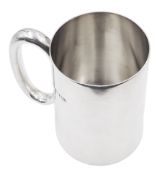 Mid 20th century silver tankard