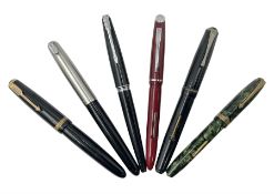 Group of fountain pens