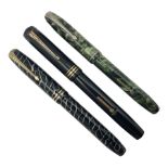 Three Conway Stewart fountain pens