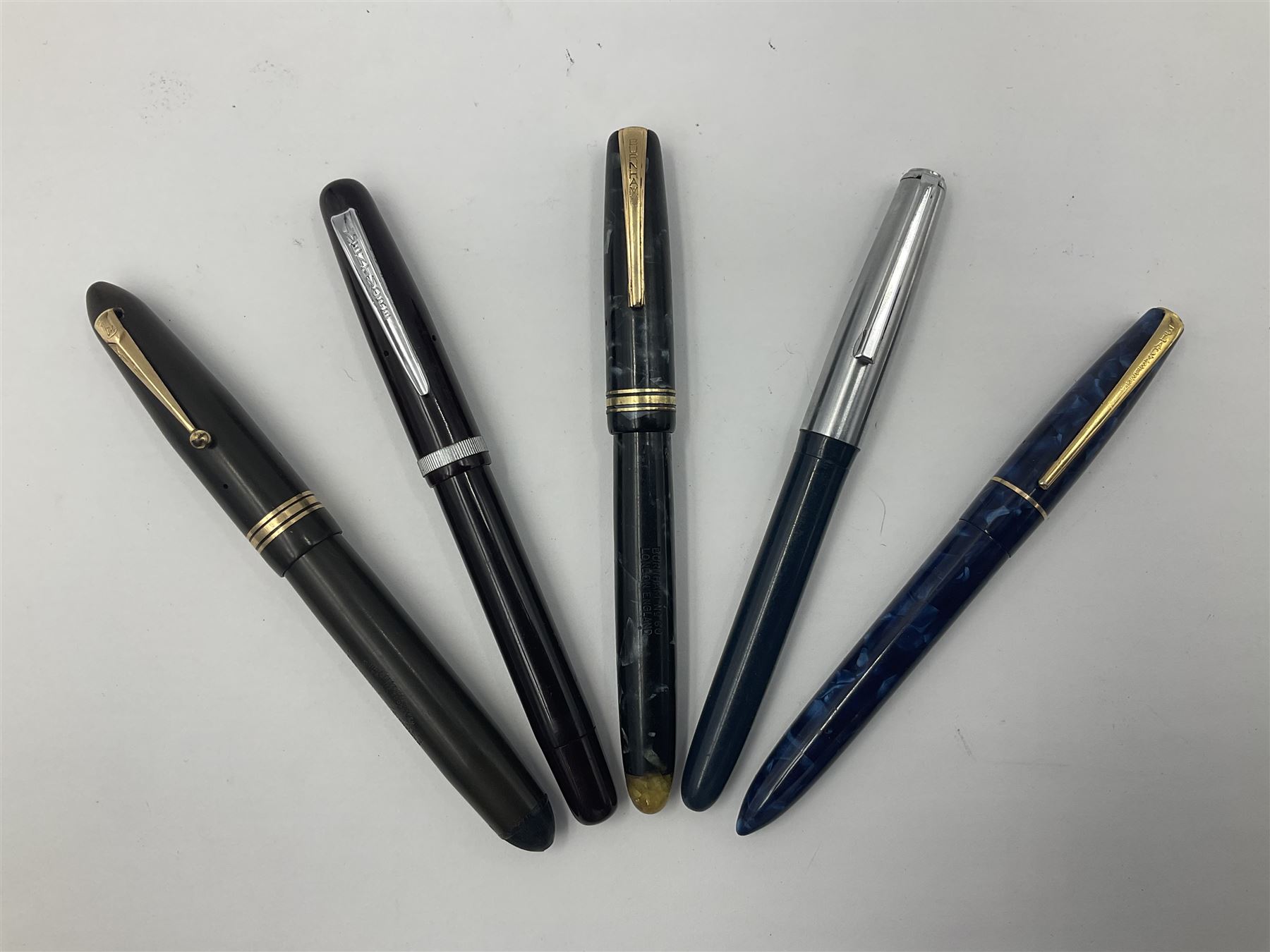 Group of five 14ct gold nib fountain pens - Image 5 of 10