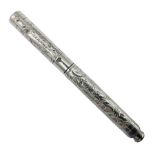 Silver Yard-o-Led Viceroy fountain pen