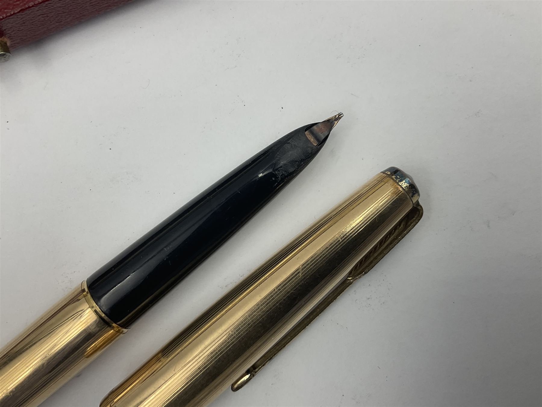 Three rolled gold Parker fountain pens - Image 13 of 17