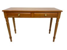 Knightman - cherrywood side or console table fitted with two drawers