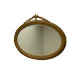 Gilt Adam style mirror