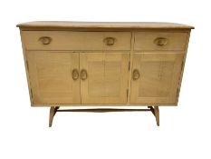 Ercol - mid-20th century 'model 351' elm and beech sideboard