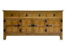 Acornman - adzed oak sideboard