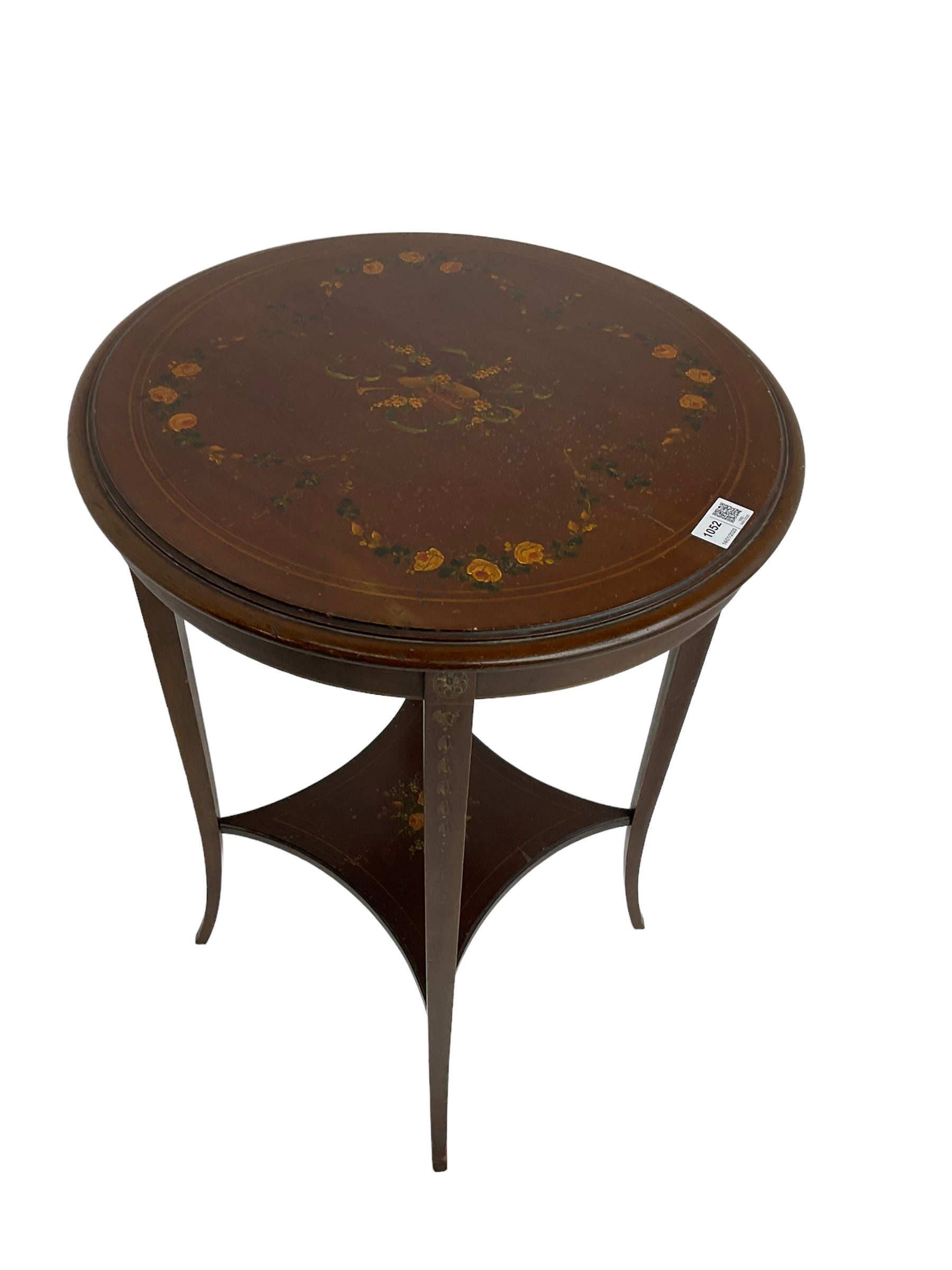 Greenwood and Sons York - early 20th century mahogany side or lamp table - Image 2 of 6