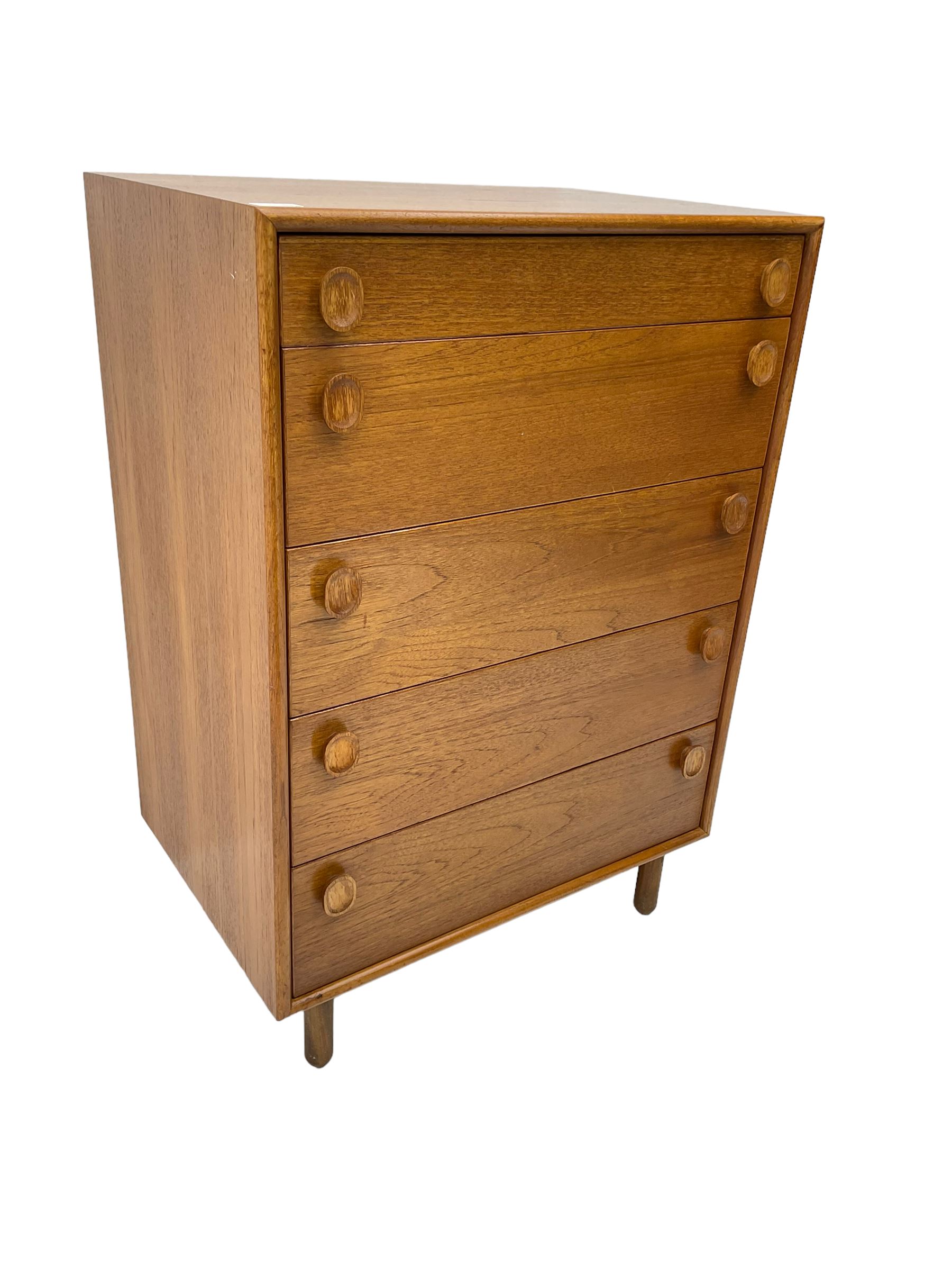 Meredew - mid-20th century teak chest of drawers - Image 2 of 6