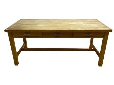 Large beech kitchen table