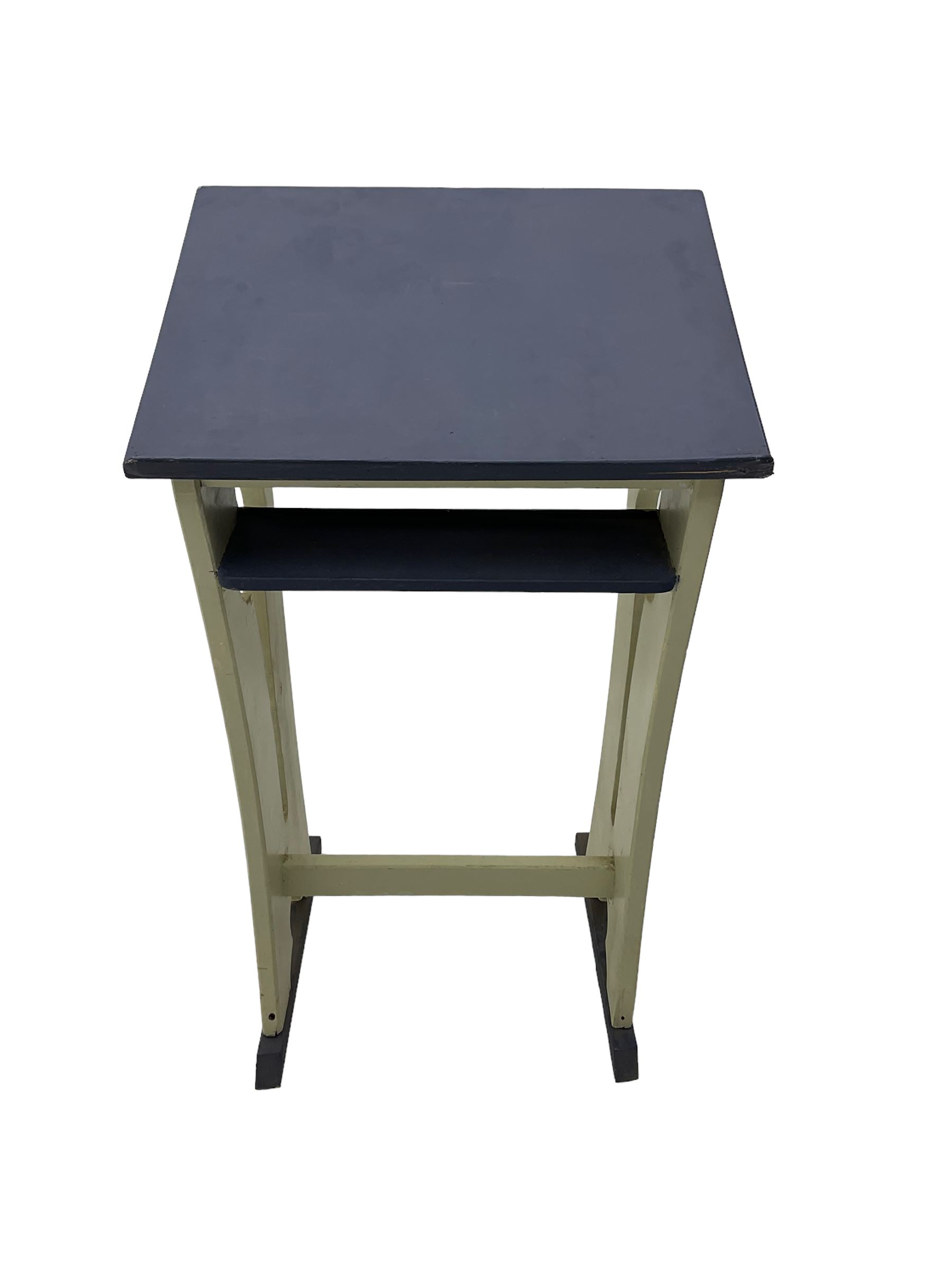 Mid-20th century painted pine ecclesiastical lectern - Image 9 of 10