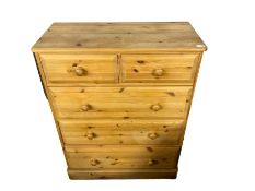 Solid pine chest