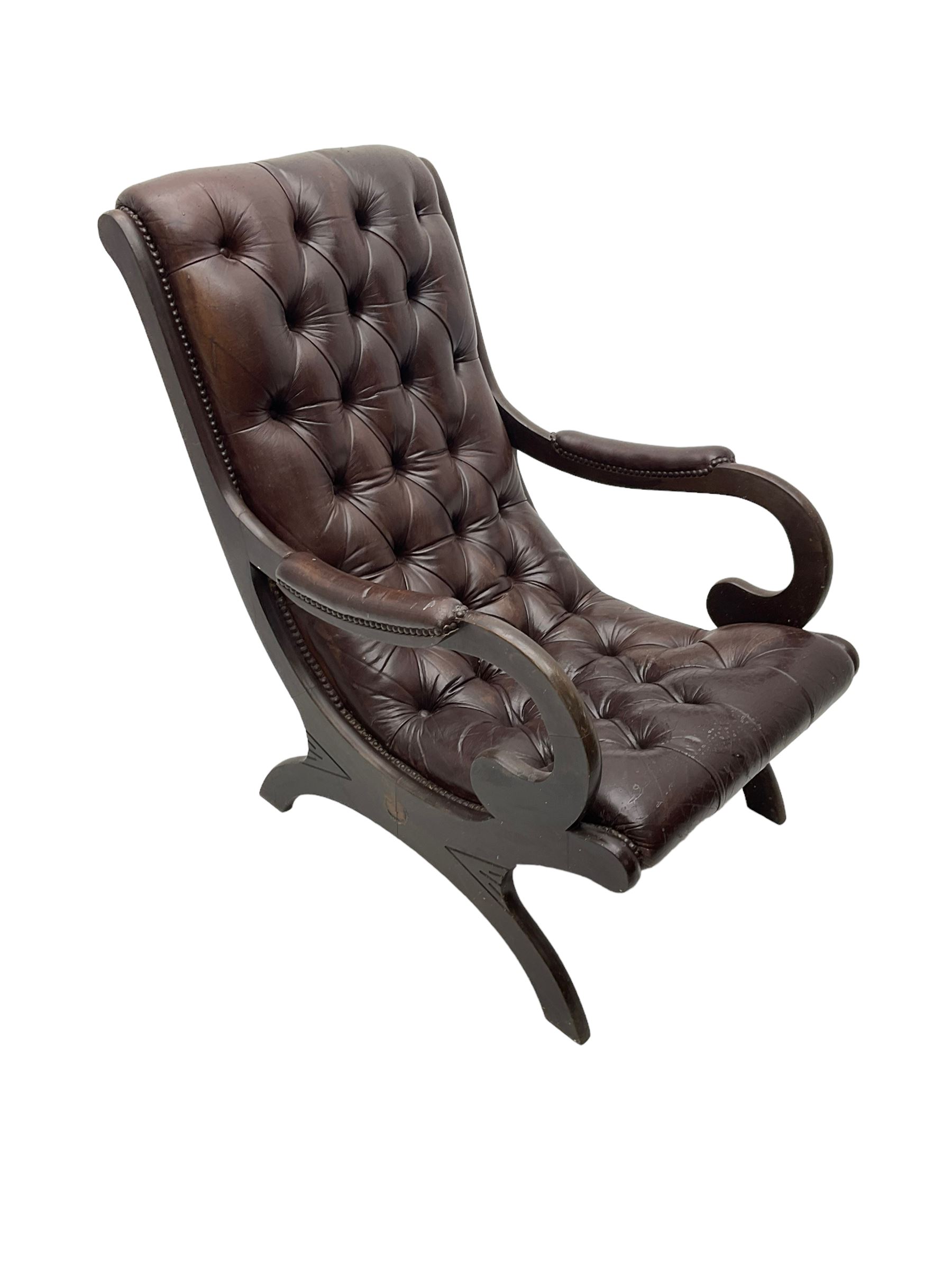 Regency style armchair - Image 3 of 6