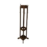 Early to mid-20th century Art Deco design free-standing hallstand