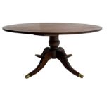 Shaw and Riley of Thirsk - Regency design mahogany dining table